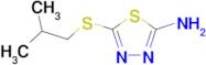 5-(isobutylthio)-1,3,4-thiadiazol-2-amine