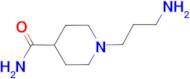 1-(3-aminopropyl)-4-piperidinecarboxamide