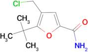 5-tert-butyl-4-(chloromethyl)-2-furamide