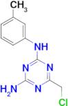 6-(Chloromethyl)-N-(3-methylphenyl)-1,3,5-triazine-2,4-diamine