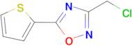 3-Chloromethyl-5-thiophen-2-yl-[1,2,4]oxadiazole