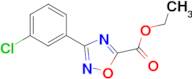 Ethyl 3-(3-chlorophenyl)-[1,2,4]oxadiazole-5-carboxylate