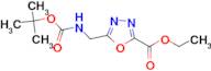 Ethyl 5-(tert-butyloxycarbonylaminomethyl) -[1,3,4]oxadiazole-2-carboxylate