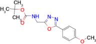 2-tert-Butyloxycarbonylaminomethyl-[5-(4-methoxyphenyl)-[1,3,4]oxadiazole