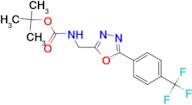 2-tert-Butyloxycarbonylaminomethyl-5-(4-(trifluoromethyl)phenyl)-[1,3,4]oxadiazole
