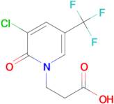 3-(3-Chloro-2-oxo-5-(trifluoromethyl)-2H-pyridin-1-yl)propionic acid