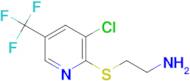 2-(3-Chloro-5-(trifluoromethyl)pyridin-2-ylsulfanyl)ethylamine