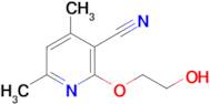 2-(2-Hydroxyethoxy)-4,6-dimethylnicotinonitrile