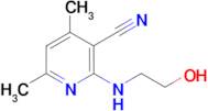 2-(2-Hydroxyethylamino)-4,6-dimethylnicotinonitrile