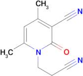 1-(2-Cyanoethyl)-4,6-dimethyl-2-oxo-1,2-dihydropyridine-3-carbonitrile