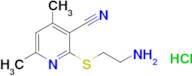 2-(2-Aminoethylsulfanyl)-4,6-dimethylnicotinonitrile hydrochloride