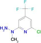 2-Chloro-6-(1-methylhydrazinyl)-4-(trifluoromethyl)pyridine