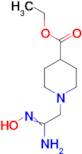 Ethyl 1-(N-hydroxycarbamimidoylmethyl)piperidine-4-carboxylate