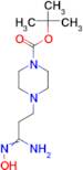 1-tert-Butyloxycarbonyl-4-[2-(N-hydroxycarbamimidoyl)ethyl]piperazine
