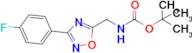 Tert-butyl ((3-(4-fluorophenyl)-1,2,4-oxadiazol-5-yl)methyl)carbamate