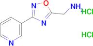 5-Aminomethyl-3-pyridin-3-yl-[1,2,4]oxadiazole; dihydrochloride