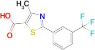 4-Methyl-2-(3-(trifluoromethy)phenyl)thiazole-5-carboxylic acid