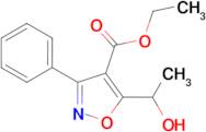 Ethyl 5-(1-hydroxyethyl)-3-phenylisoxazole-4-carboxylate