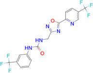 1-[3'-(Trifluoromethyl)phenyl]-3-[5''-(5'''-(trifluoromethypyridin-2'''-yl)-[1",2",4"]oxadiazol-...