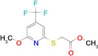 Methyl 2-{[6-methoxy-4-(trifluoromethyl)pyridin-2-yl]thio}acetate