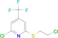 2-Chloro-6-(2'-chloroethylsulfanyl)-4-(trifluoromethyl)pyridine