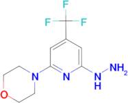 4-[6-Hydrazinyl-4-(trifluoromethyl)pyridin-2-yl]morpholine