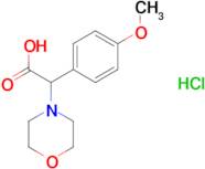 (4-Methoxy-phenyl)-morpholin-4-yl-acetic acid; hydrochloride