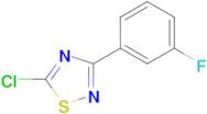 5-Chloro-3-(3-fluoro-phenyl)-[1,2,4]thiadiazole