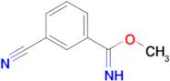 3-Cyano-benzimidic acid methyl ester