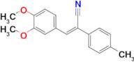 (Z)-3-(3,4-Dimethoxyphenyl)-2-(p-tolyl)acrylonitrile