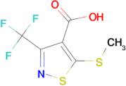 5-(Methylthio)-3-(trifluoromethyl)isothiazole-4-carboxylic acid