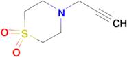 4-Prop-2-ynyl-thiomorpholine 1,1-dioxide