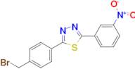 2-(4-Bromomethyl-phenyl)-5-(3-nitro-phenyl)-[1,3,4]thiadiazole