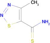 4-Methyl-[1,2,3]thiadiazole-5-carbothioic acid amide