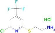 2-{[6-Chloro-4-(trifluoromethyl)pyridin-2-yl]thio}ethylamine hydrochloride