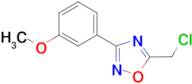5-Chloromethyl-3-(3-methoxy-phenyl)-[1,2,4]oxadiazole