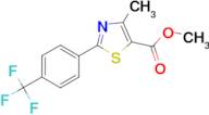 4-Methyl-2-(4-trifluoromethyl-phenyl)-thiazole-5-carboxylic acid methyl ester