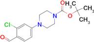 tert-Butyl 4-(3-chloro-4-formylphenyl)piperazine-1-carboxylate