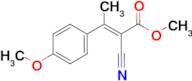 (E)-2-Cyano-3-(4-methoxy-phenyl)-but-2-enoic acid methyl ester