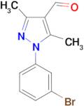 1-(3-Bromophenyl)-3,5-dimethyl-1H-pyrazole-4-carboxaldehyde