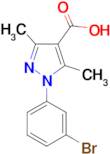 1-(3-Bromo-phenyl)-3,5-dimethyl-1H-pyrazole-4-carboxylic acid