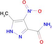 3-Methyl-4-nitro-1H-pyrazole-5-carboxamide