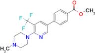 Methyl 4-[6-(4-methylpiperazin-1-yl)-5-(trifluoromethyl)pyridin-3-yl]benzoate