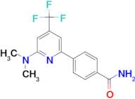 4-(6-Dimethylamino-4-trifluoromethylpyridin-2-yl)benzamide