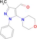 3-Methyl-5-morpholin-4-yl-1-phenyl-1H-pyrazole-4-carbaldehyde