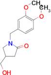 1-(3,4-Dimethoxy-benzyl)-4-hydroxymethyl-pyrrolidin-2-one