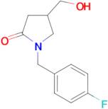 1-(4-Fluoro-benzyl)-4-hydroxymethyl-pyrrolidin-2-one