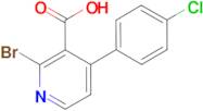 2-Bromo-4-(4-chloro-phenyl)-nicotinic acid