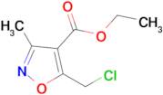 5-Chloromethyl-3-methyl-isoxazole-4-carboxylic acid ethyl ester