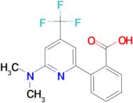 2-[6-(Dimethylamino)-4-(trifluoromethyl)pyridin-2-yl]benzoic acid